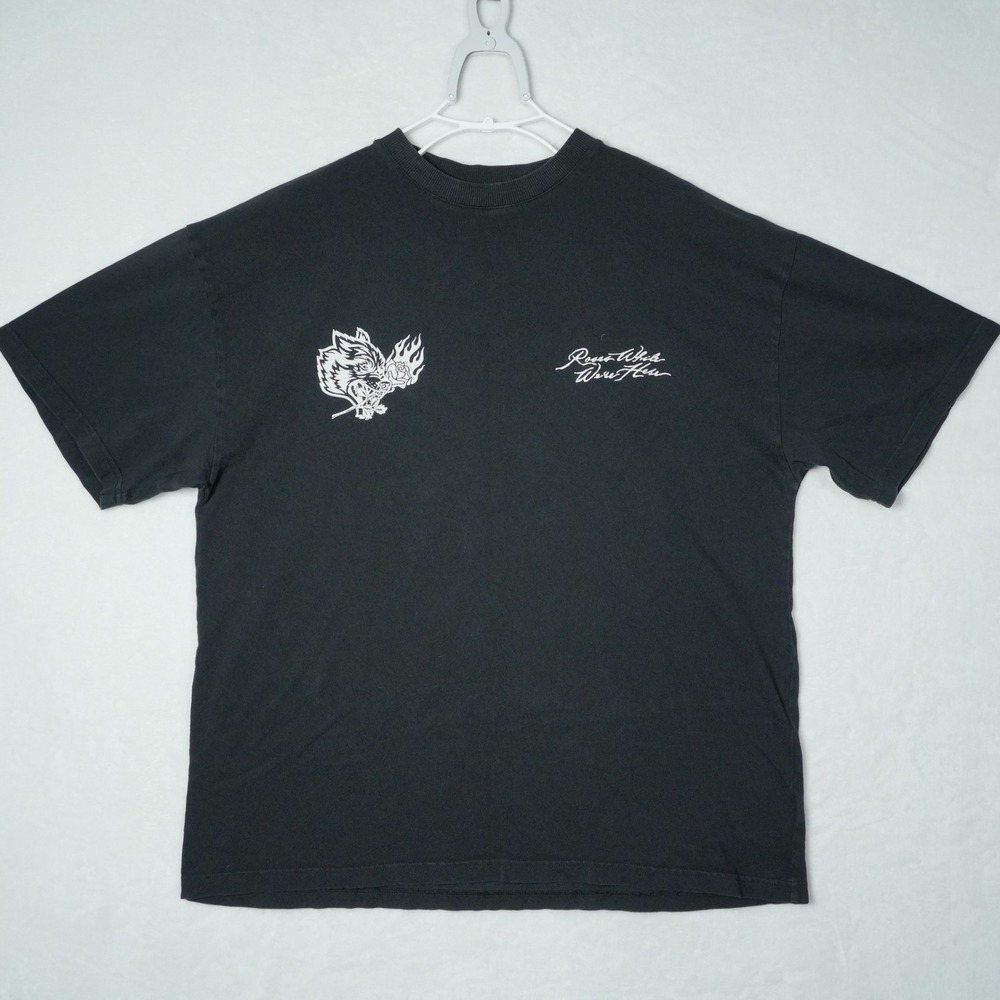 Darc Sport Civil Regime Roses While We're Here Limited Edition Black T-Shirt L